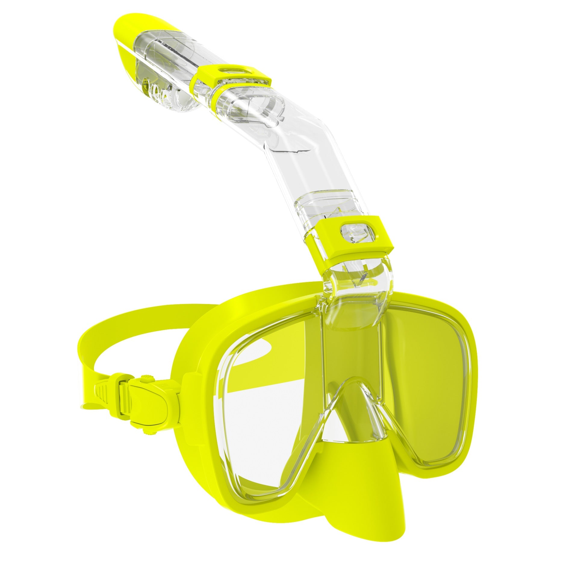 Dames Duikmasker met Flexibele Snorkel en Brede Zichtlijn 8