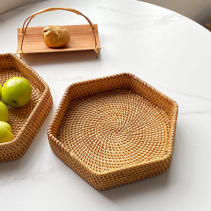 Dames Fruitmand Zeshoekig Modern Decoratief 1
