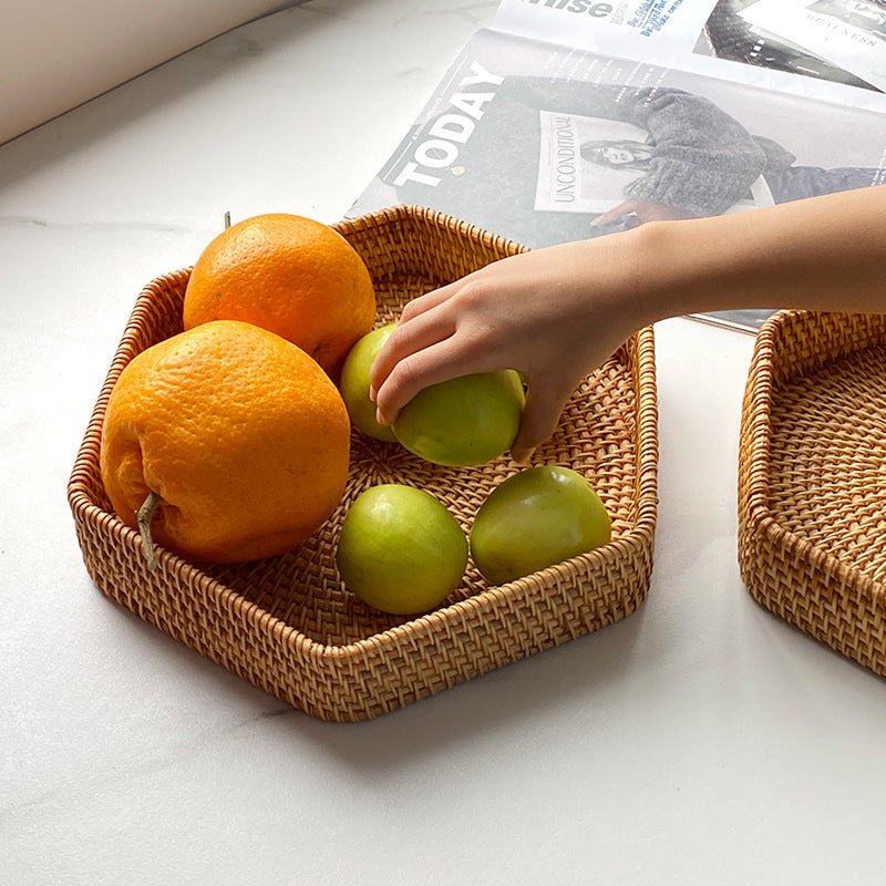 Dames Fruitmand Zeshoekig Modern Decoratief 2