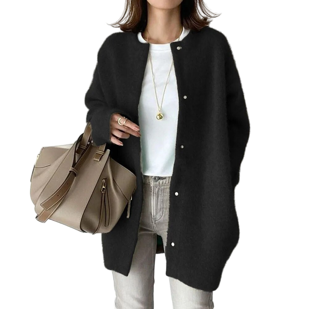 Dames Gebreide Cardigan met Knoopsluiting 3