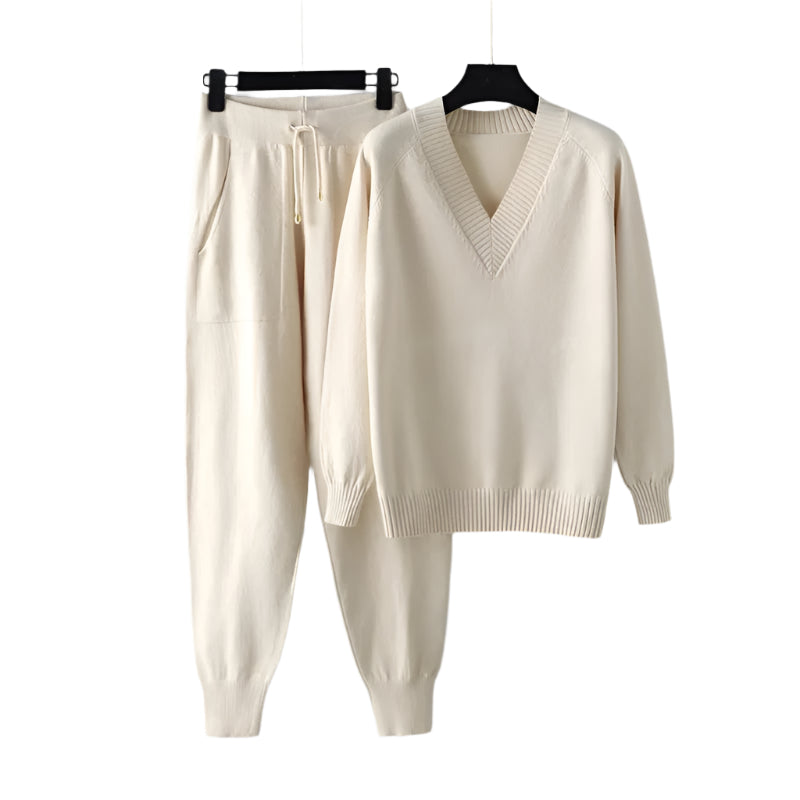 Dames Gebreide Set Casual Polyester 0