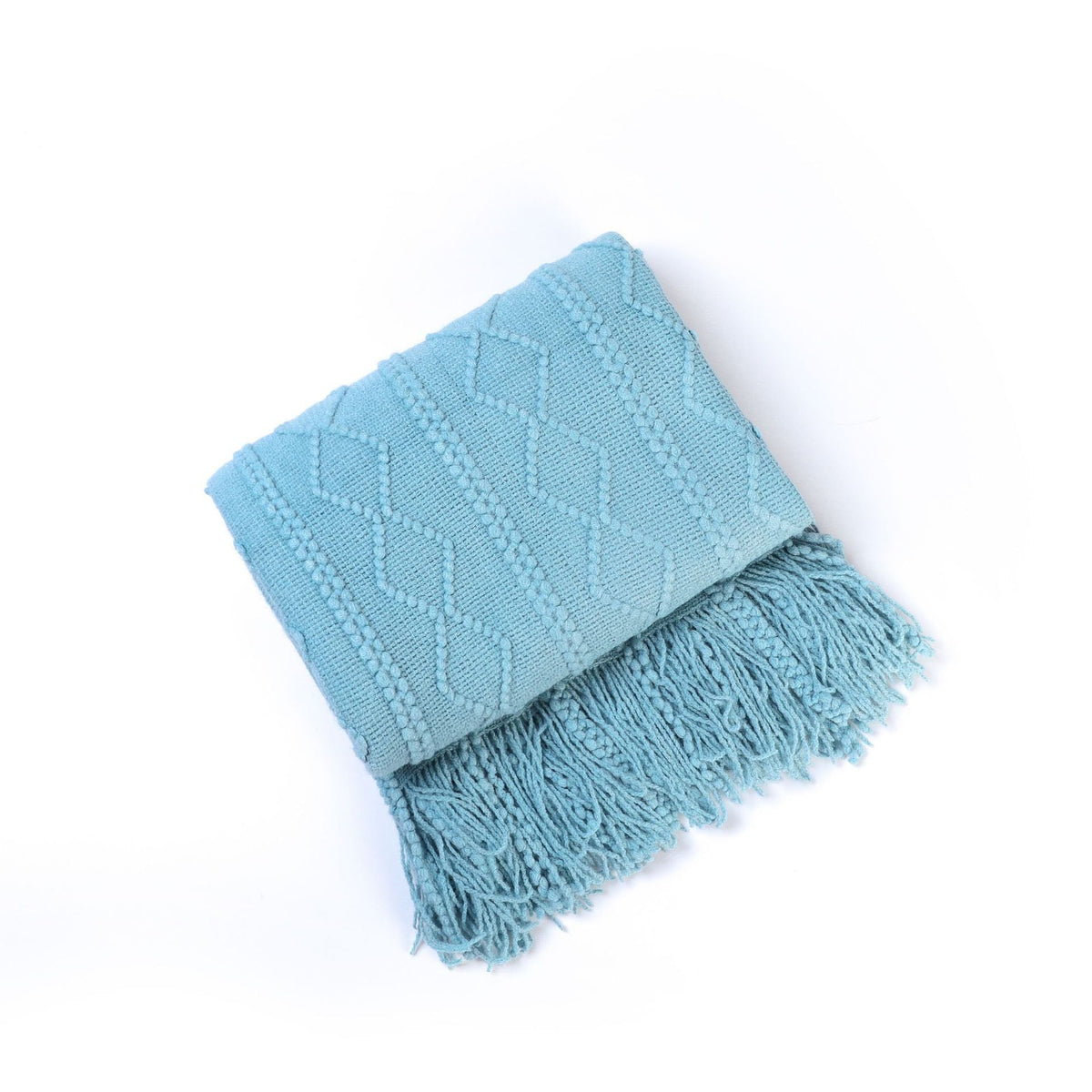 Dames Gebreide Sjaal Getextureerd Design 10