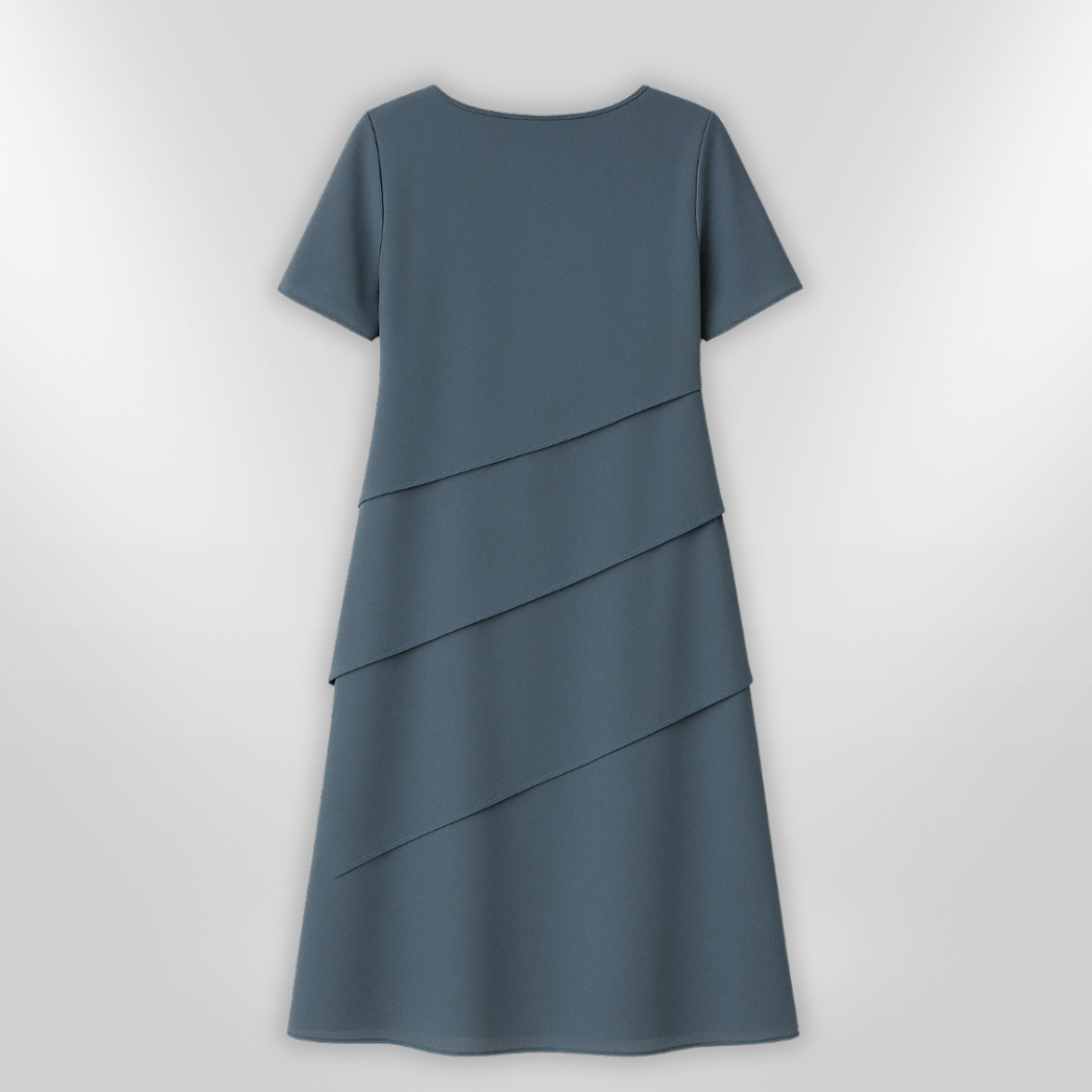 Dames Gelaagde Chiffon Jurk Voor Formele Evenementen 4