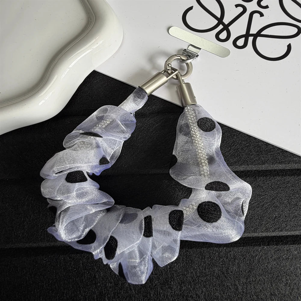 Dames Haaraccessoire Transparante Scrunchie Met Strik 3