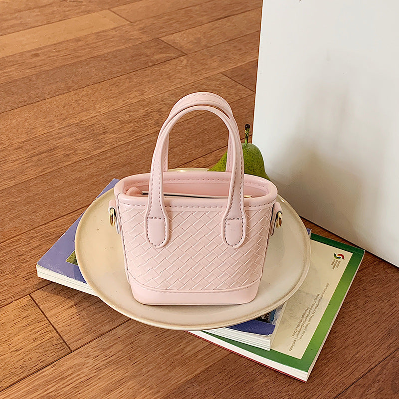 Dames Handtas Mini Geweven Compact Met Afneembare Schouderriem 6