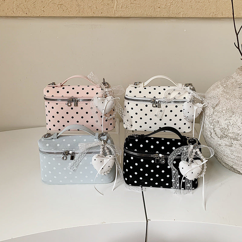 Dames Handtas Polka Dot Met Boogdetail Voor Elke Gelegenheid 4
