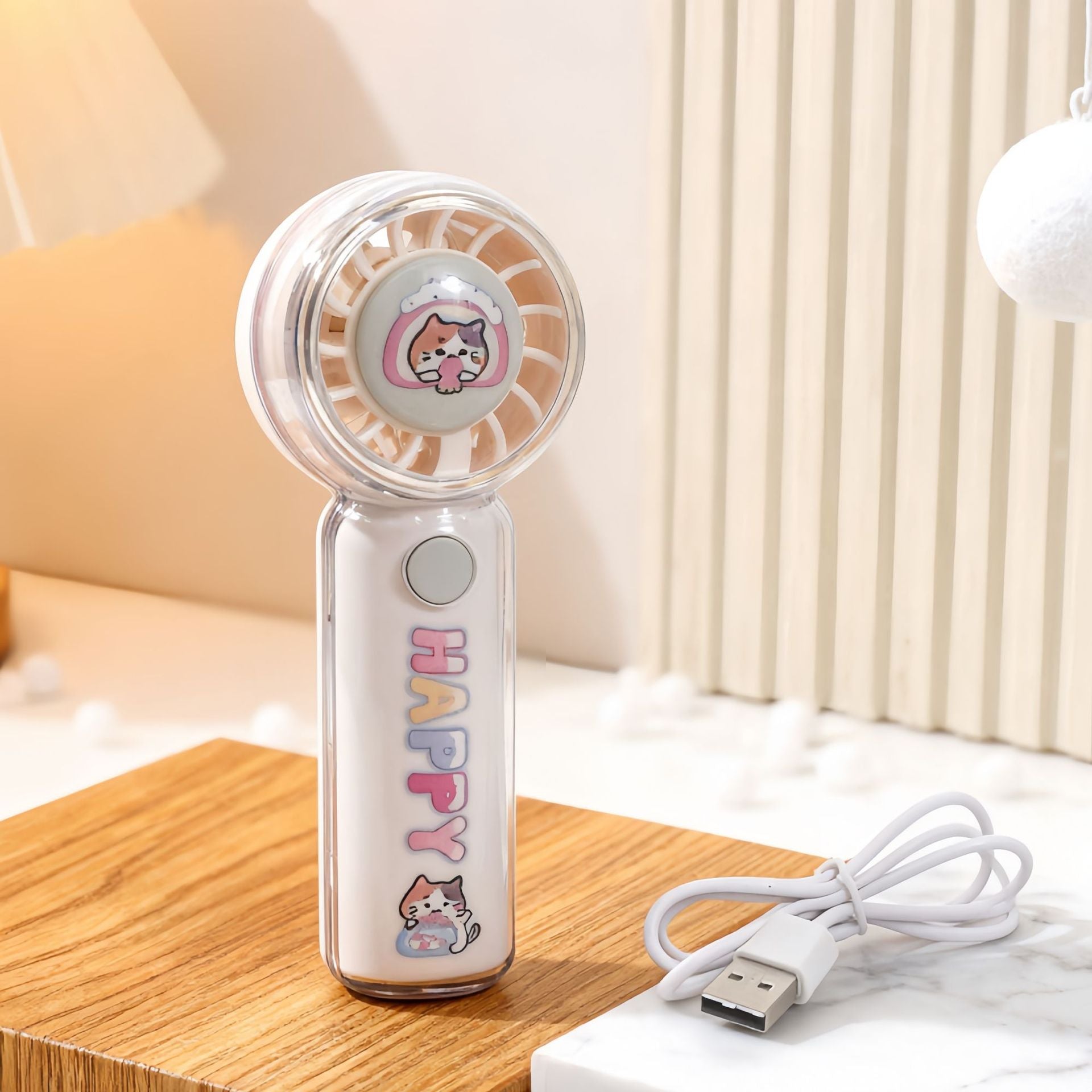 Dames Handventilator Dierendesign Compact en Draagbaar 6