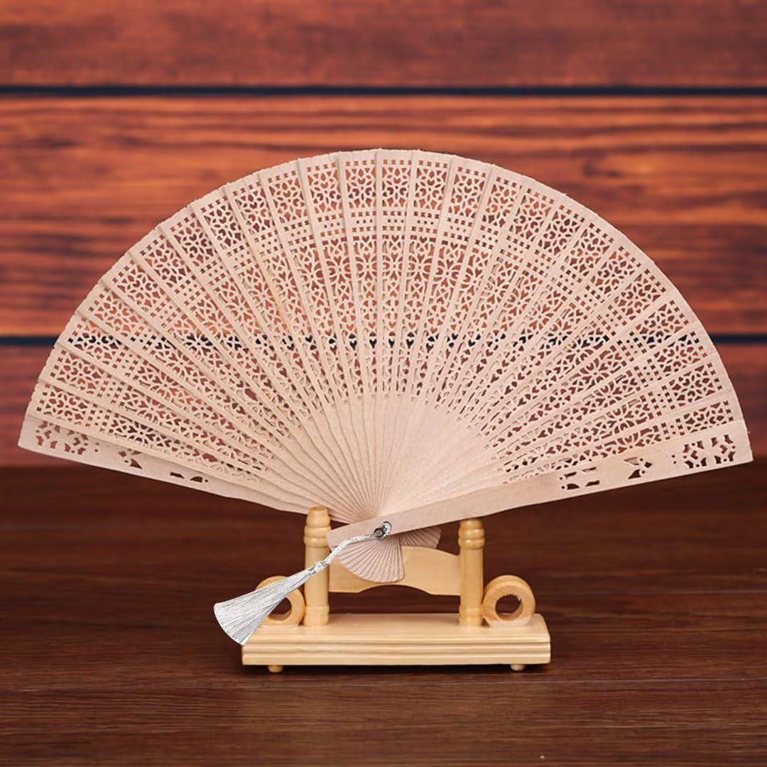 Dames Handventilator Filigraan Design Decoratief 8