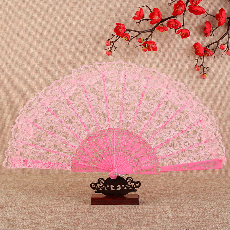 Dames Handventilator Kanten Stijlvol Accessoire 3