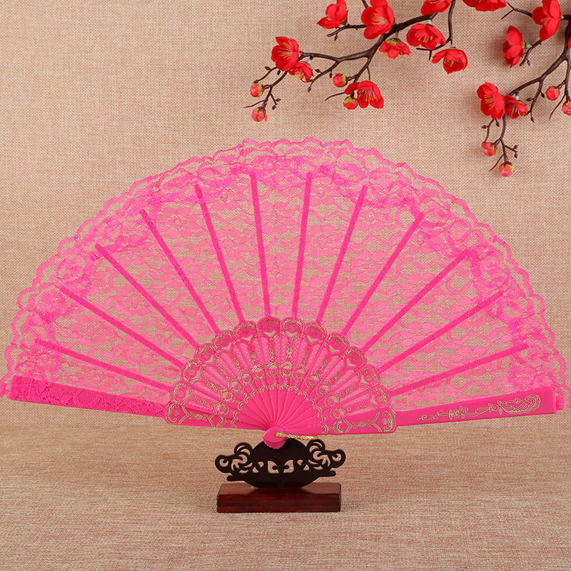 Dames Handventilator Kanten Stijlvol Accessoire 4