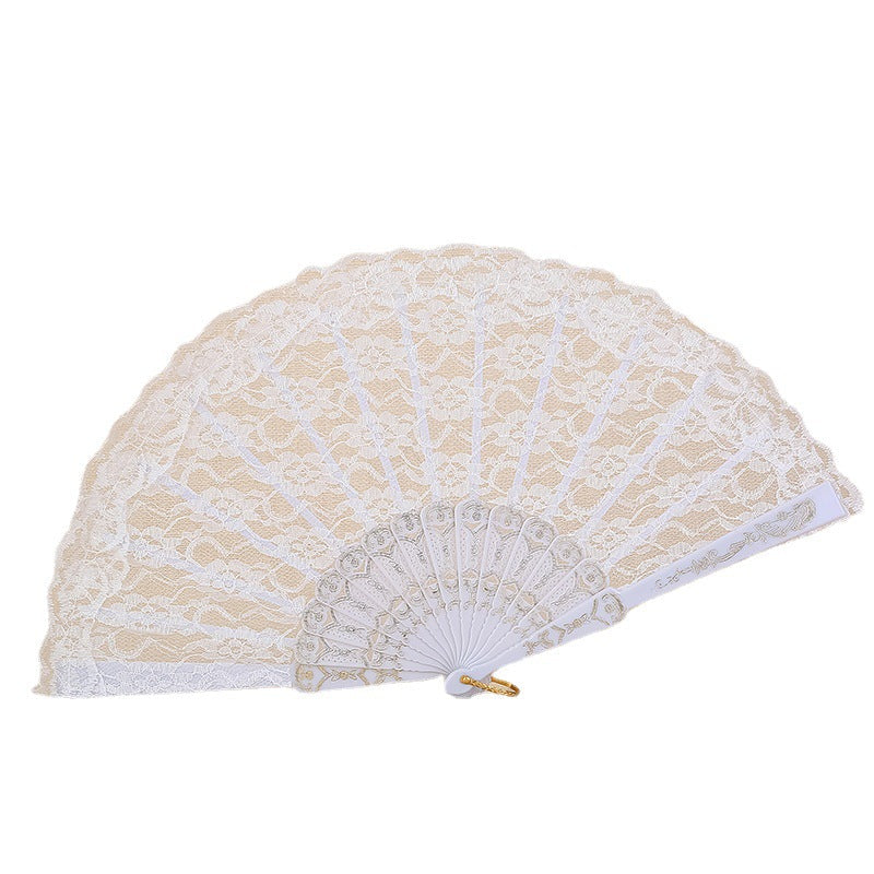 Dames Handventilator Kanten Stijlvol Accessoire 5