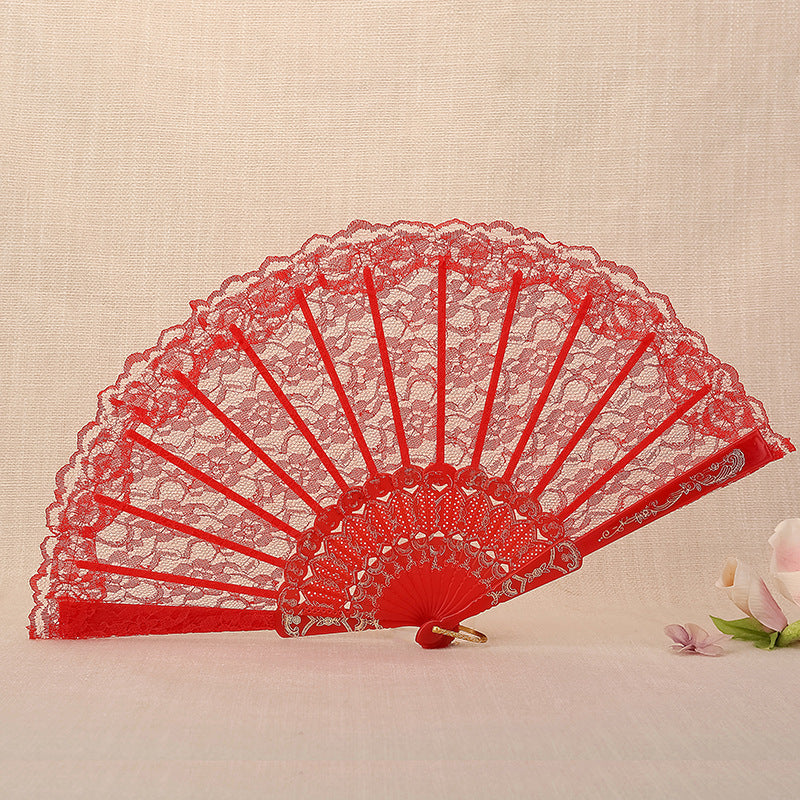 Dames Handventilator Kanten Stijlvol Accessoire 6