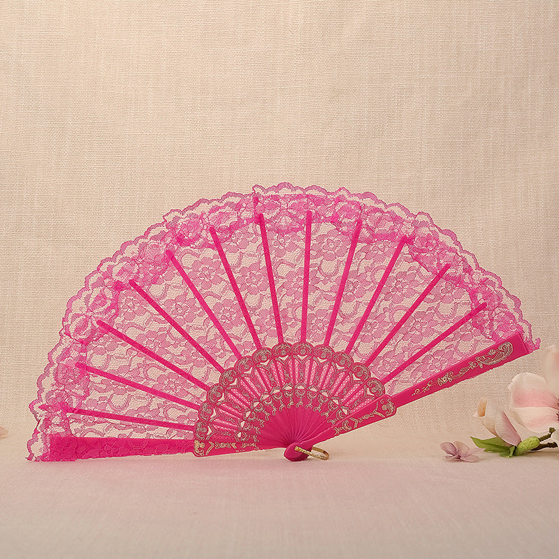 Dames Handventilator Kanten Stijlvol Accessoire 7