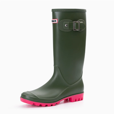 Dames Hoge Regenlaars met Gripzool 0