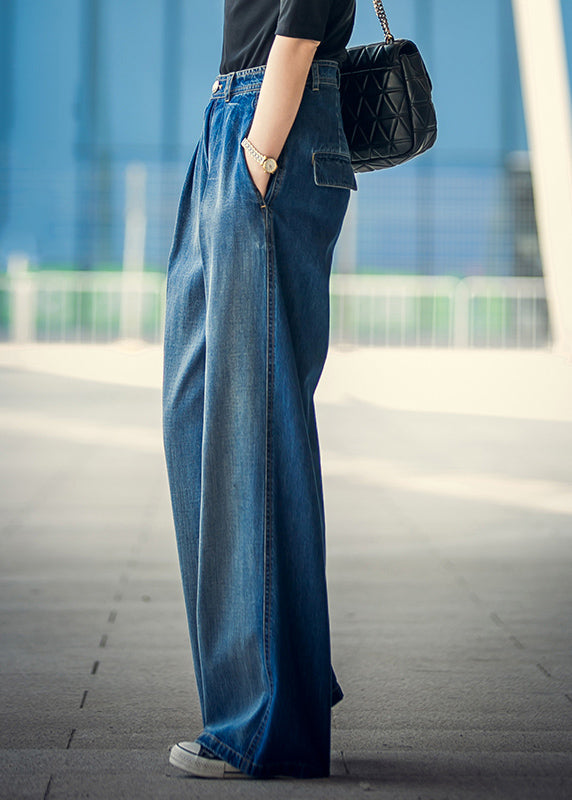 Dames Hoge Taille Broek met Wijde Pijpen 4