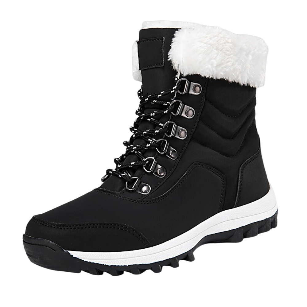 Dames Hoge Winterlaarzen met Warmte en Grip 1
