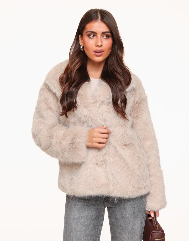 Dames Jack Chic Faux Bontstijl voor Koudere Dagen 7