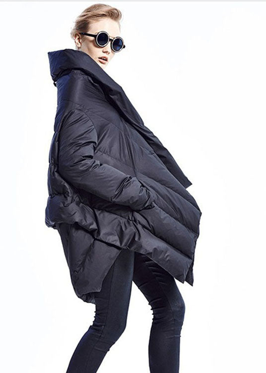 Dames Jas Asymmetrisch Winter Lange Stijl 3