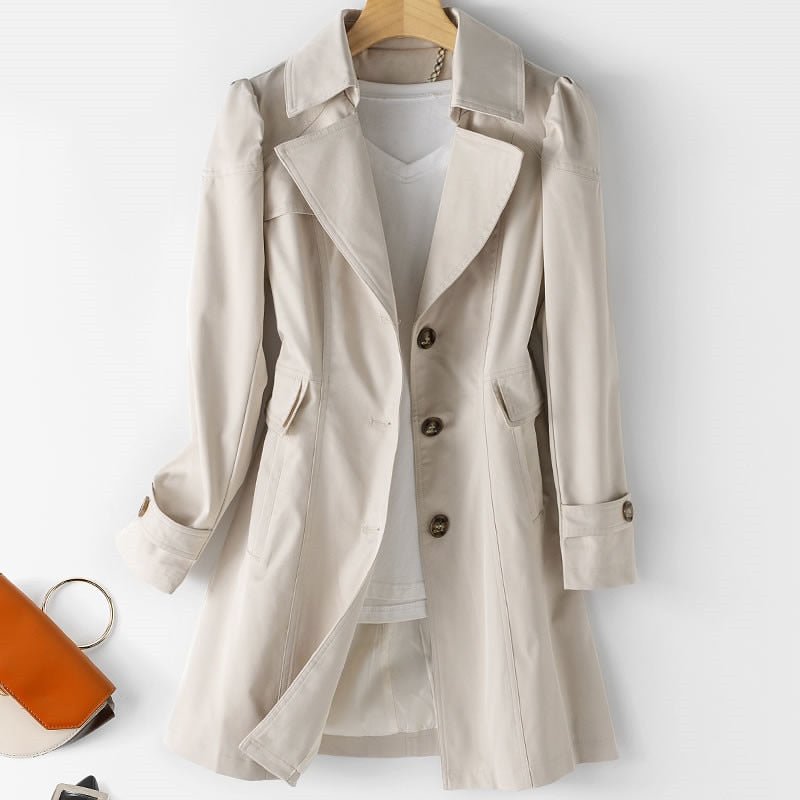 Dames Jas Met Elegante Stijl 0