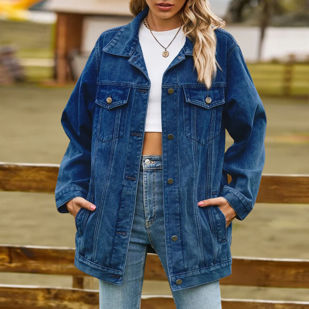 Dames Jas Oversized Retro Voor de Winter 7
