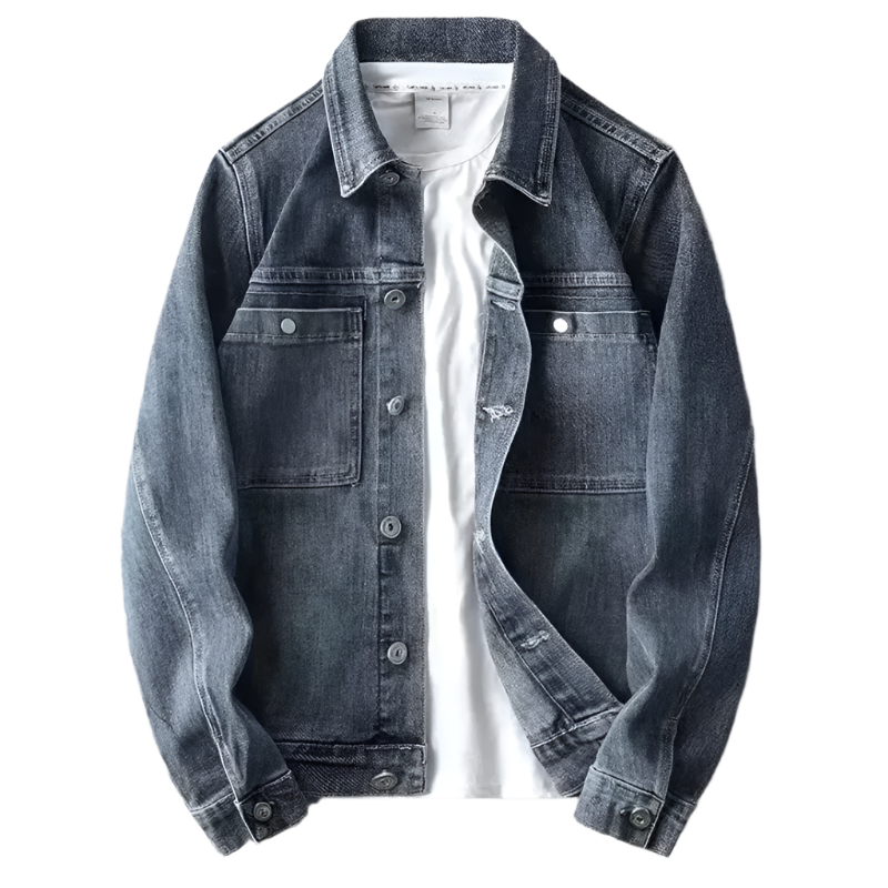 Dames Jasje Lichtgewicht Casual Katoen Denim 0