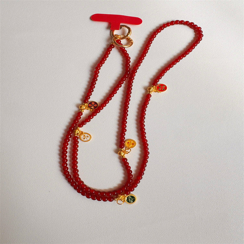 Dames Ketting Meerstrengig Met Kralen En Strikdetail 2