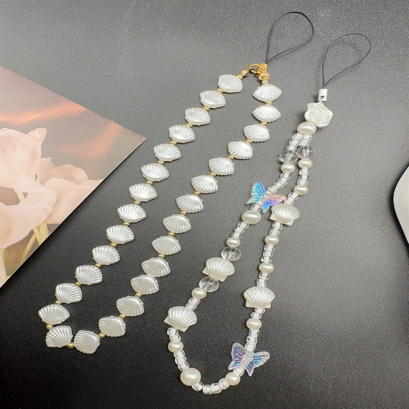 Dames Ketting Met Schelpmotief En Strikdetail 1