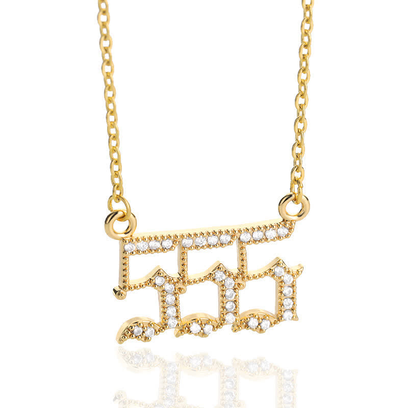 Dames Ketting met Engelnummer Design 20