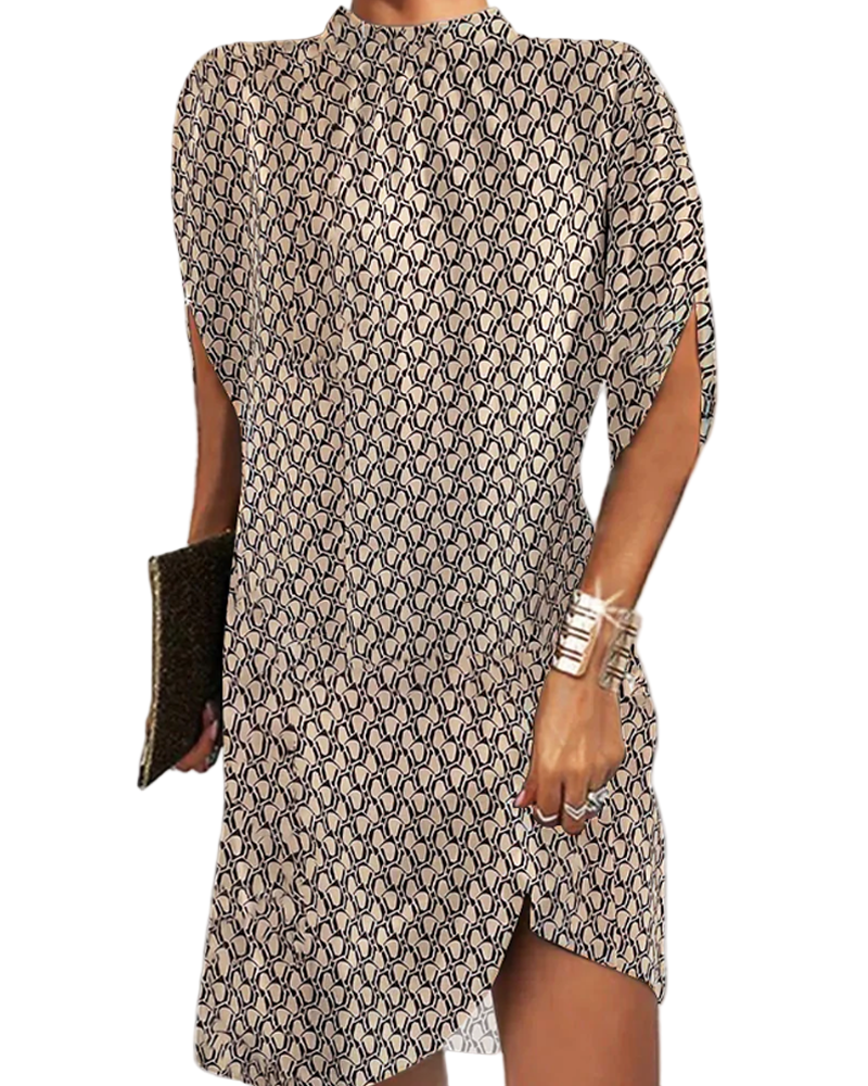 Dames Knielang Jurk Casual Stijl Ademend Materiaal 0