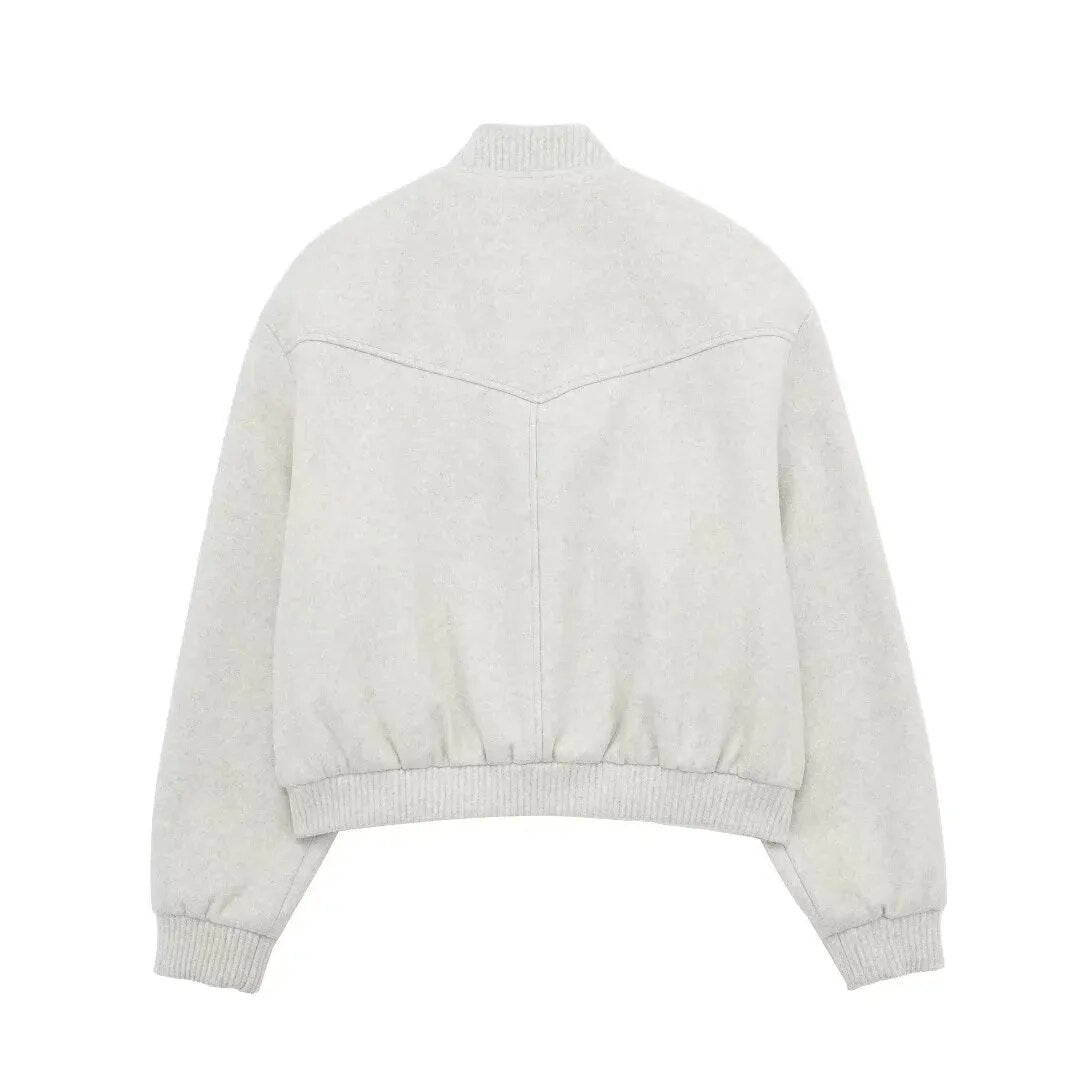 Dames Korte Bomberjack Trendy 6