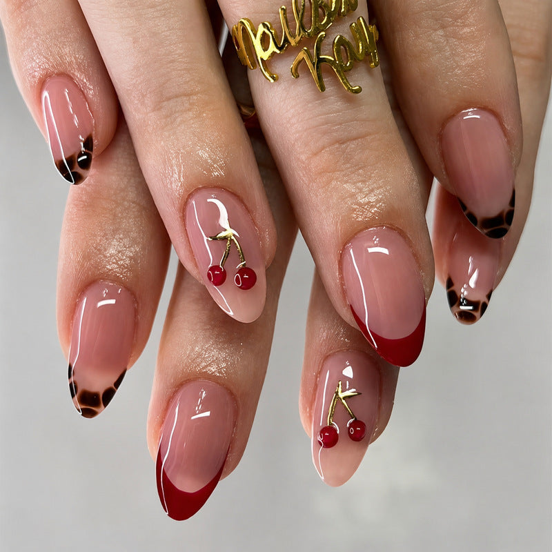Dames Kunstnagels Kersendessin Stijlvol Design 1