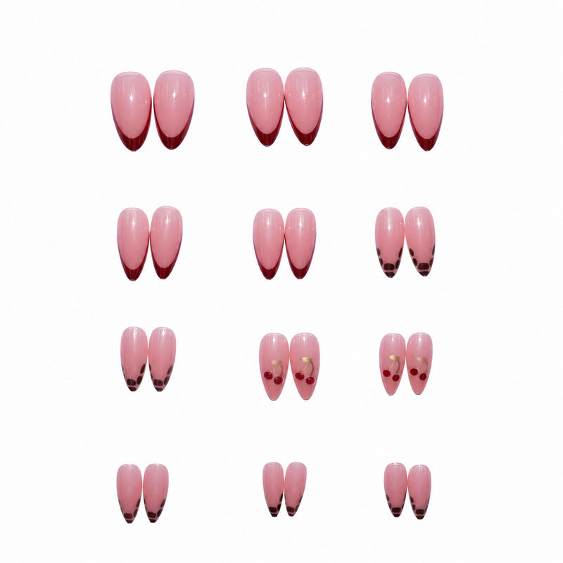 Dames Kunstnagels Kersendessin Stijlvol Design 3