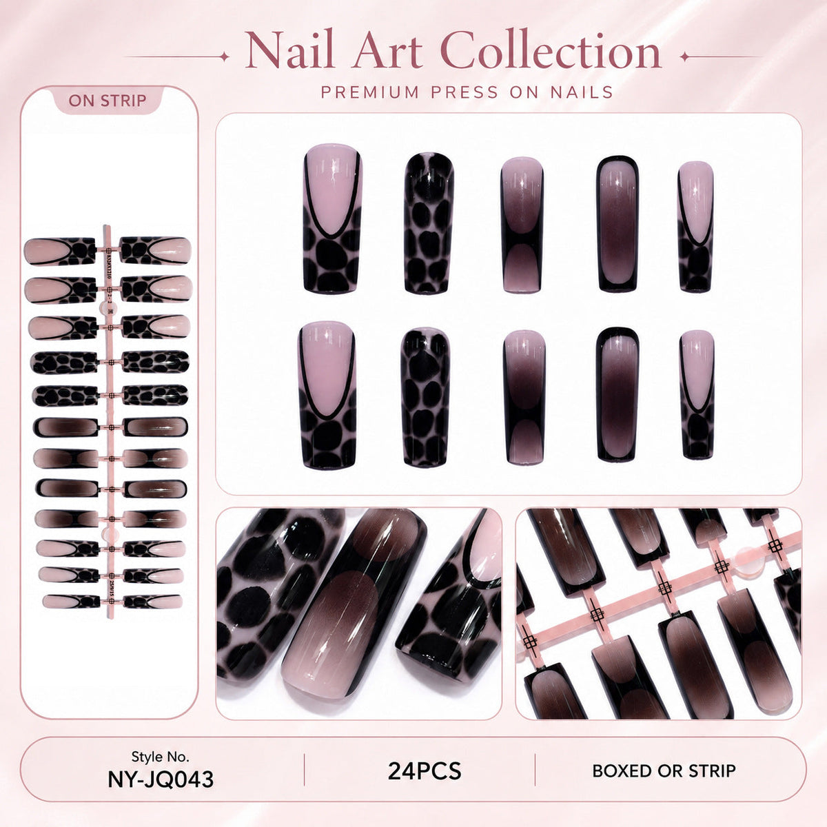 Dames Kunstnagels Modern Design Set 2