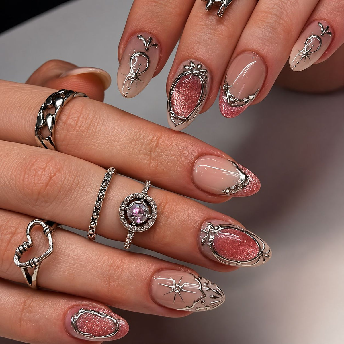 Dames Kunstnagels Stijlvol Design 4