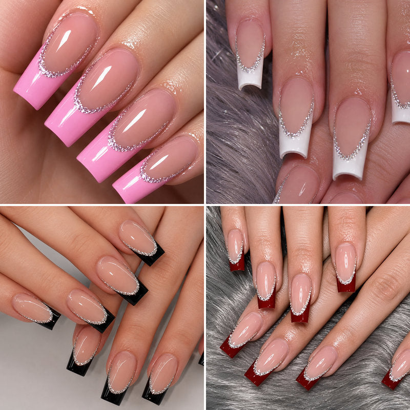 Dames Kunstnagelset Met Diverse Decoratieve Designs 5