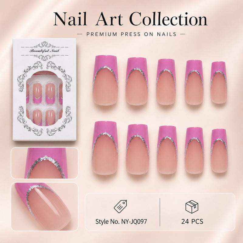 Dames Kunstnagelset Met Diverse Decoratieve Designs 6
