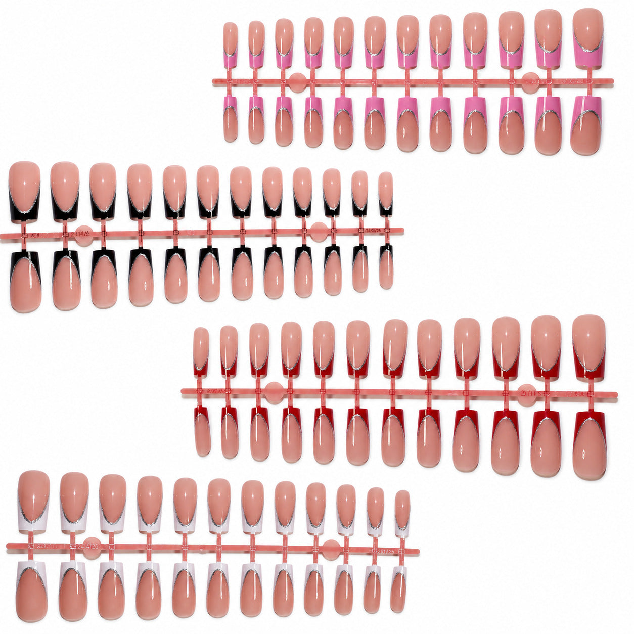 Dames Kunstnagelset Met Diverse Decoratieve Designs 9