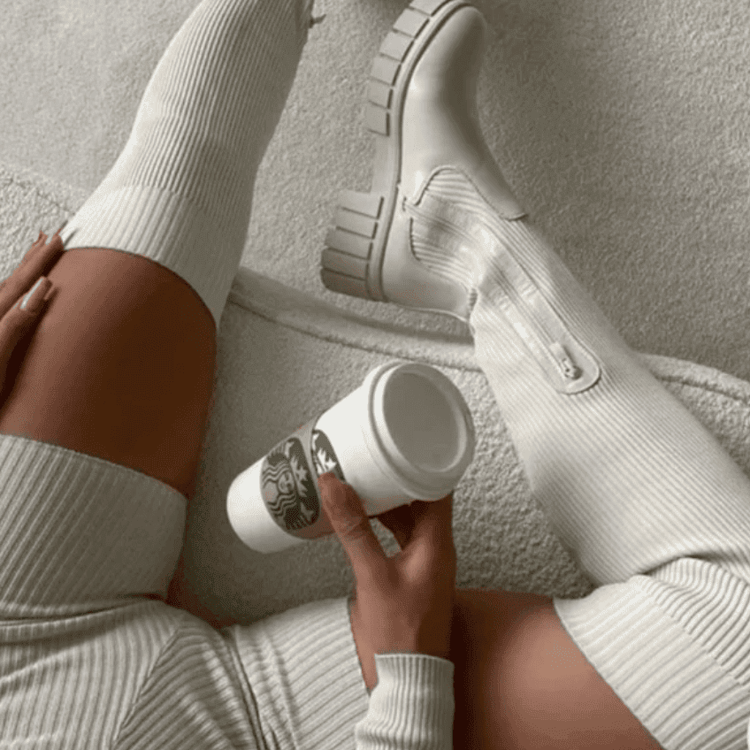 Dames Laarzen Dijhoog Trendy Met Stretch 3