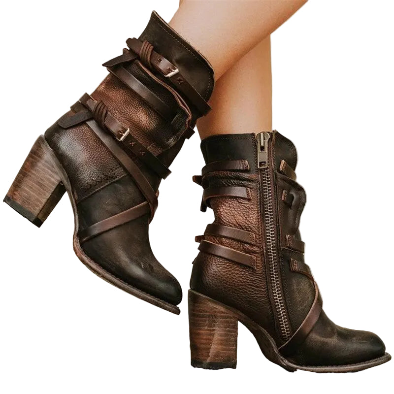 Dames Laarzen met Hak Vintage Stijl voor Elke Gelegenheid 3
