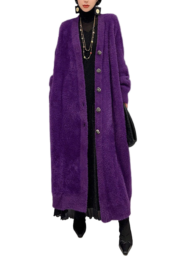 Dames Lang Vest Oversized met V-hals voor Casual en Chique Gelegenheden 0