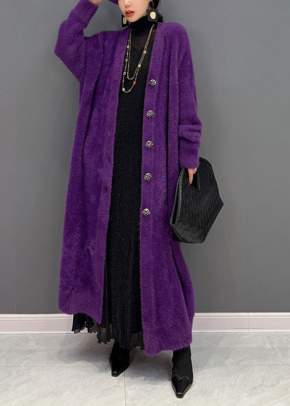 Dames Lang Vest Oversized met V-hals voor Casual en Chique Gelegenheden 2