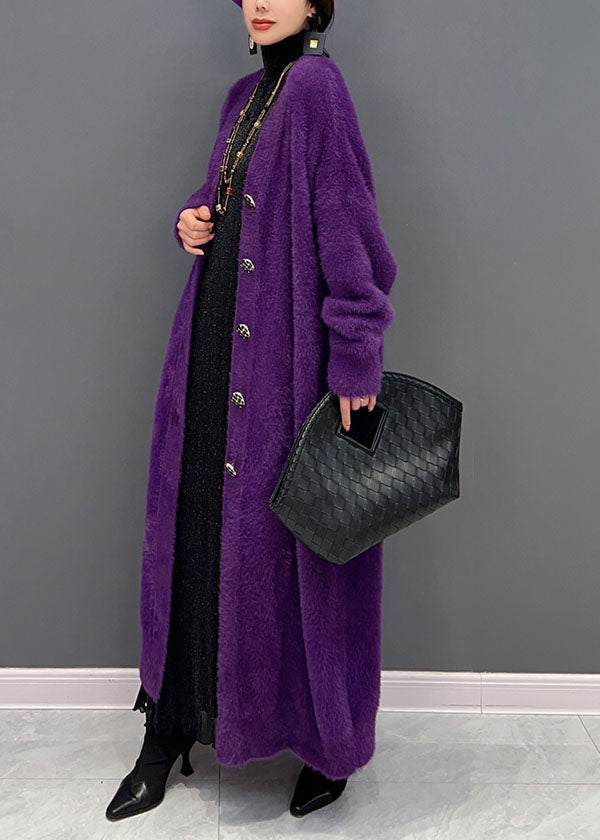 Dames Lang Vest Oversized met V-hals voor Casual en Chique Gelegenheden 3