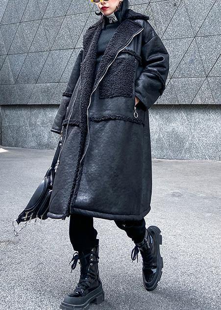 Dames Lange Jas Oversized Stijl 1