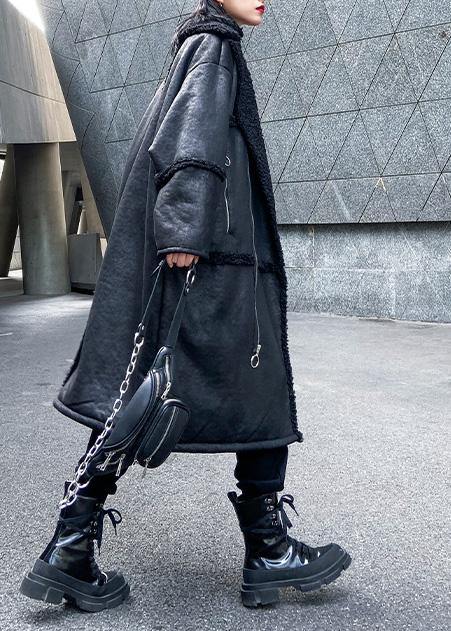 Dames Lange Jas Oversized Stijl 2