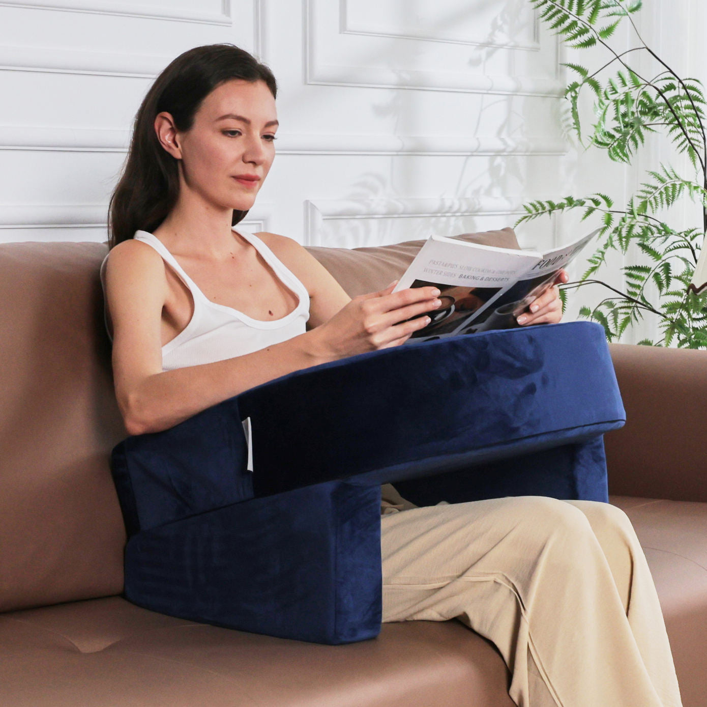 Dames Leeskussen met Zijsteun en Boeglift Ergonomisch Ontwerp 0