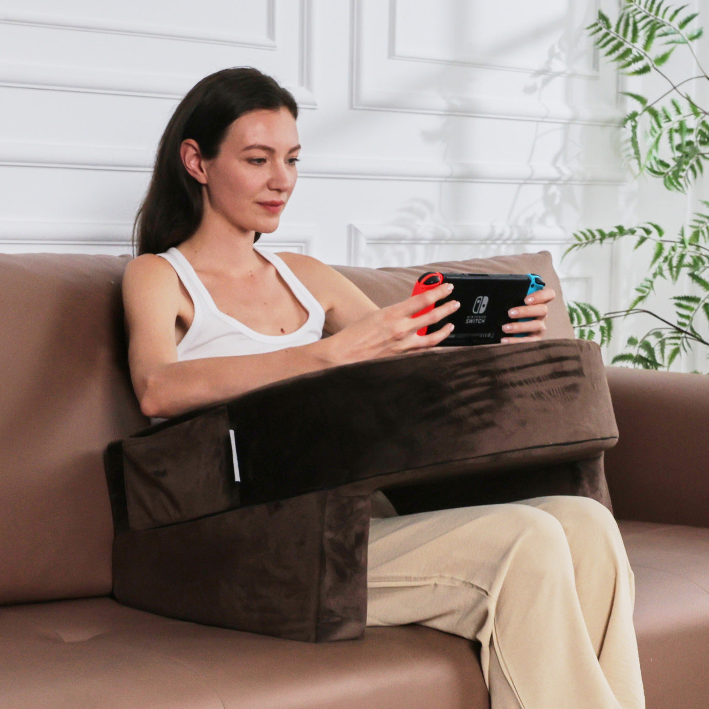 Dames Leeskussen met Zijsteun en Boeglift Ergonomisch Ontwerp 1