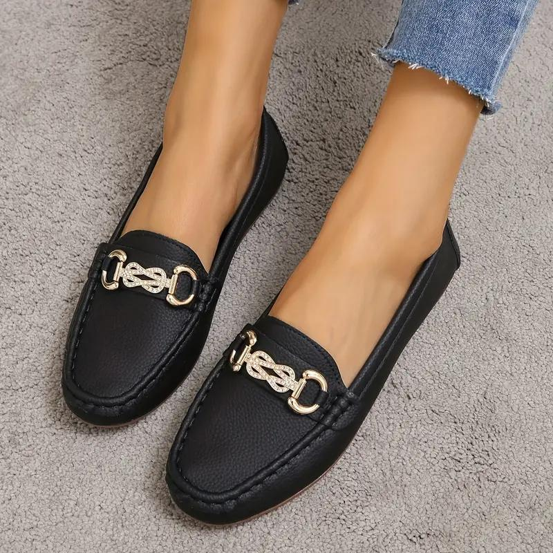 Dames Loafers Klassiek Leer Slip-On 3