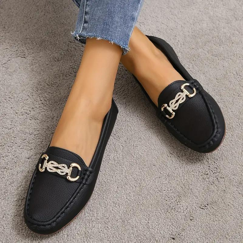 Dames Loafers Klassiek Leer Slip-On 4