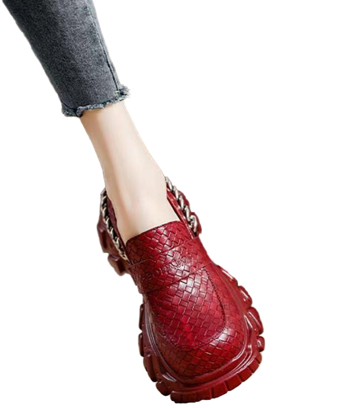 Dames Loafers met Gesplitst Platform 0