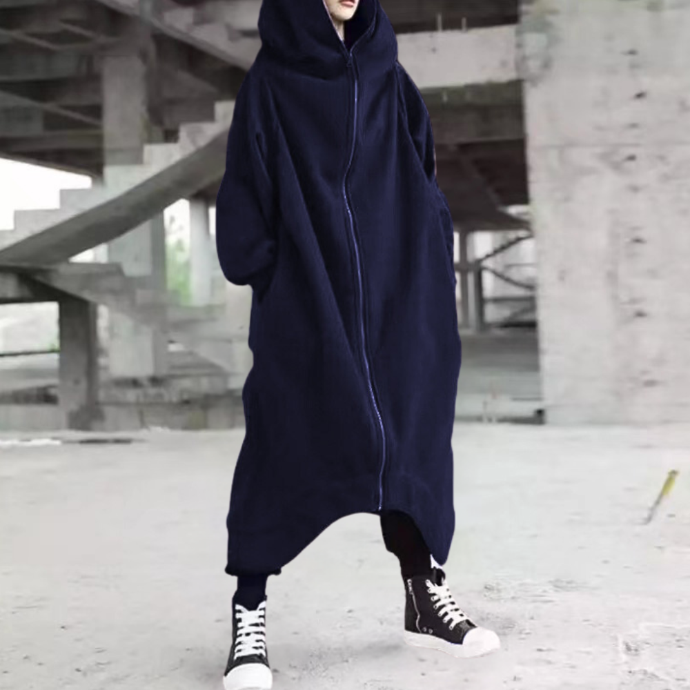 Dames Maxi Hoodie Jacket Casual 6